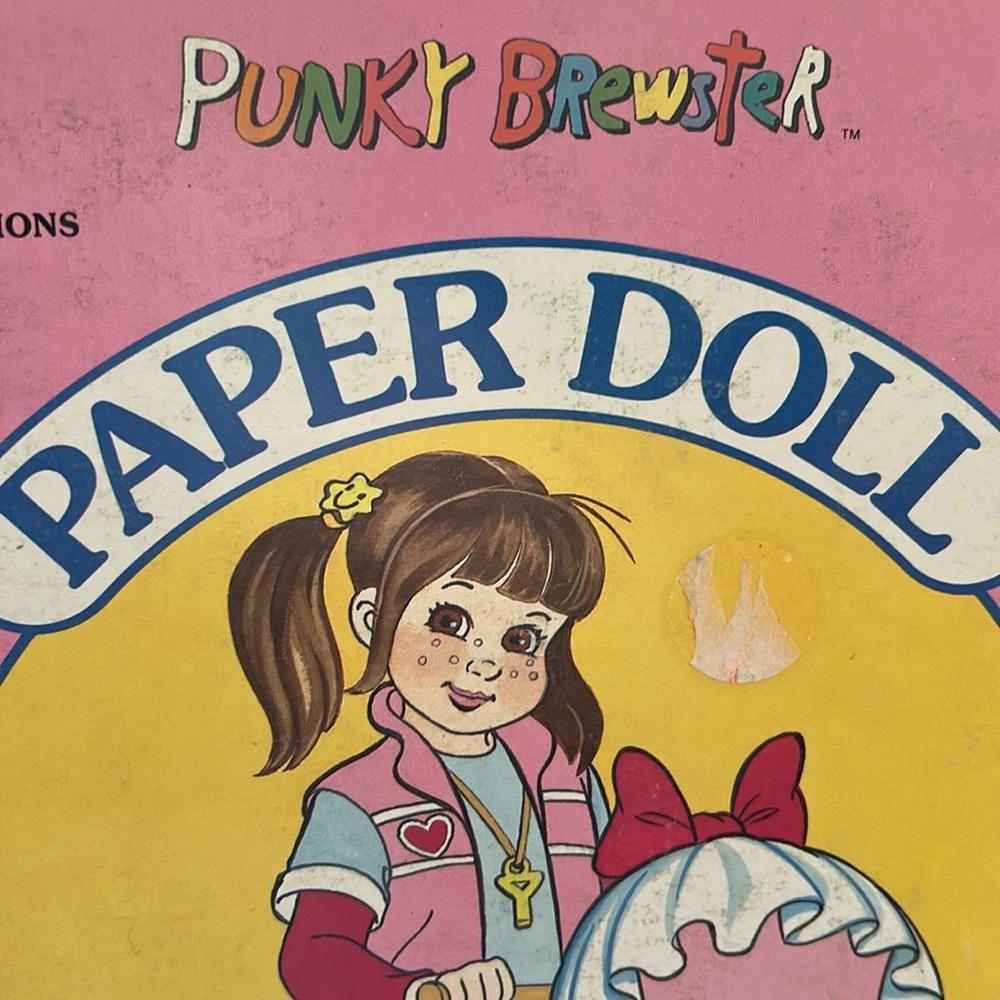 Vintage Punky Brewster Paper Dolls UNCUT 80s Girls Television Icon 1985 - Picture 2 of 9